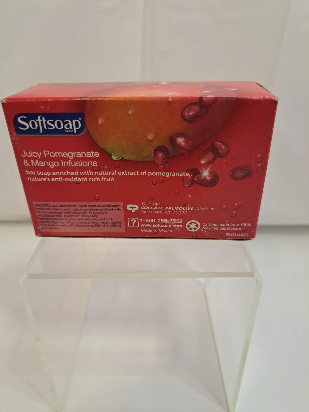 Softsoap Juicy Pomegranate & Mango Infusions Soap Retired NIB Sealed -1 BAR